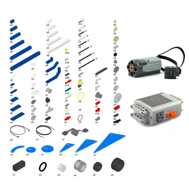 DIY Motorized Robot Building Block Kit 3