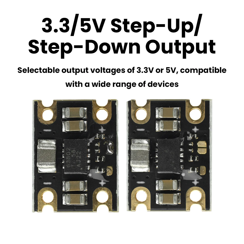 TPS63802 미니 벅 부스트 컨버터 모듈 DC 1.8-5.5V 3.3V 5V 1A 2A 리튬 배터리 스텝 업 다운 전압 레귤레이터 보드