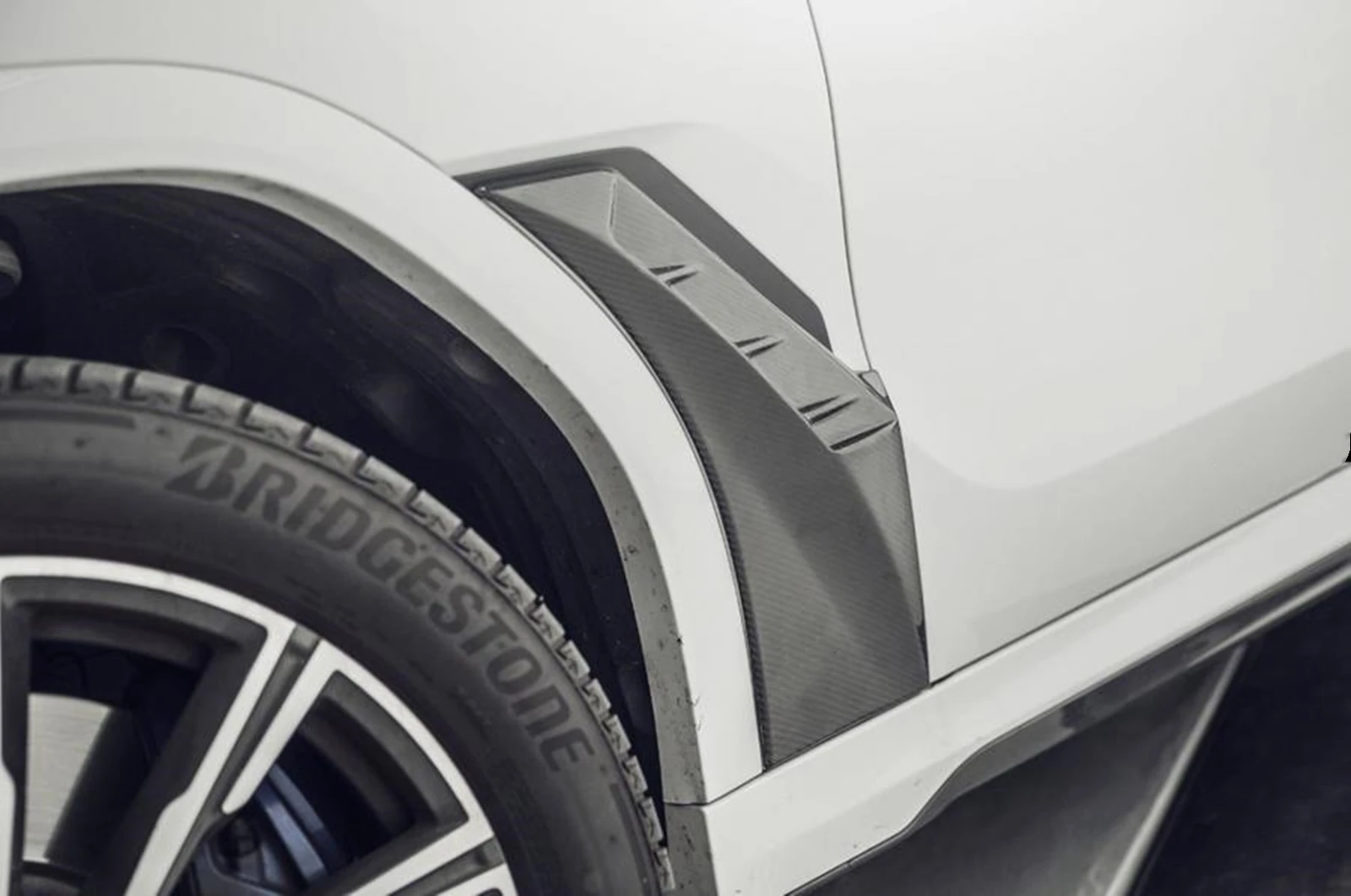 탄소 섬유 사이드 펜더 에어 벤트 트림 휠 눈썹 아울렛 커버, BMW X6 G06 M 스포츠 LD 스타일 2020 2021 2022, 2 피스