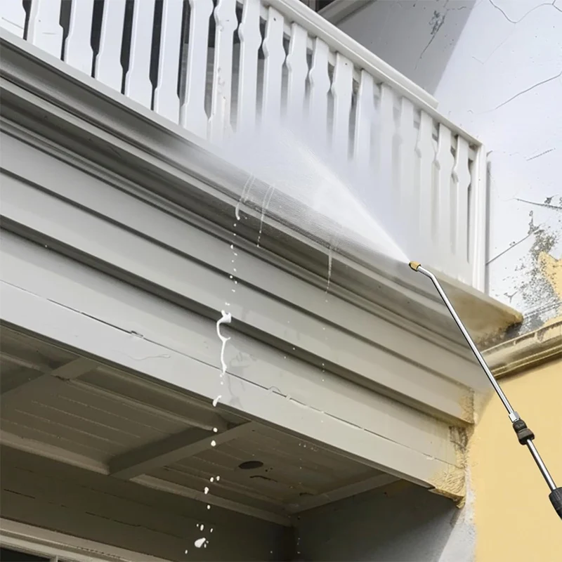 Pressure Washer Extension Wand Multi-Angled Water Gun Extension Stainless Steel Wand and Brass Nozzle With 1/4 Quick Connect 6