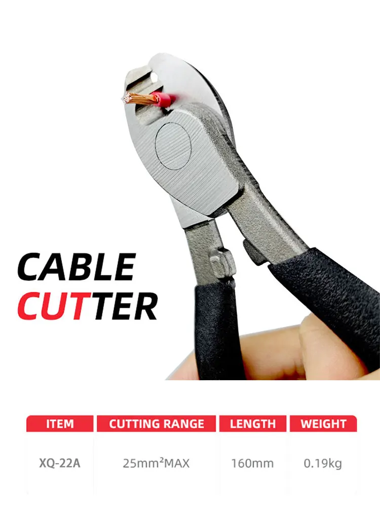 XINQI 펜치 케이블 커터 와이어 스트리퍼 Multitool 전기 와이어 케이블 전기 기사 용 압착 절단 핸드 툴