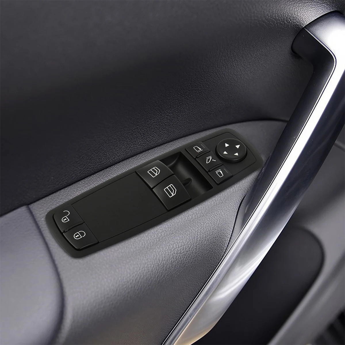 Power Window Switch Compatible with A-Klasse W169 2004-2012 Electric Window Switch Left Driver Side Window Switch Replacement