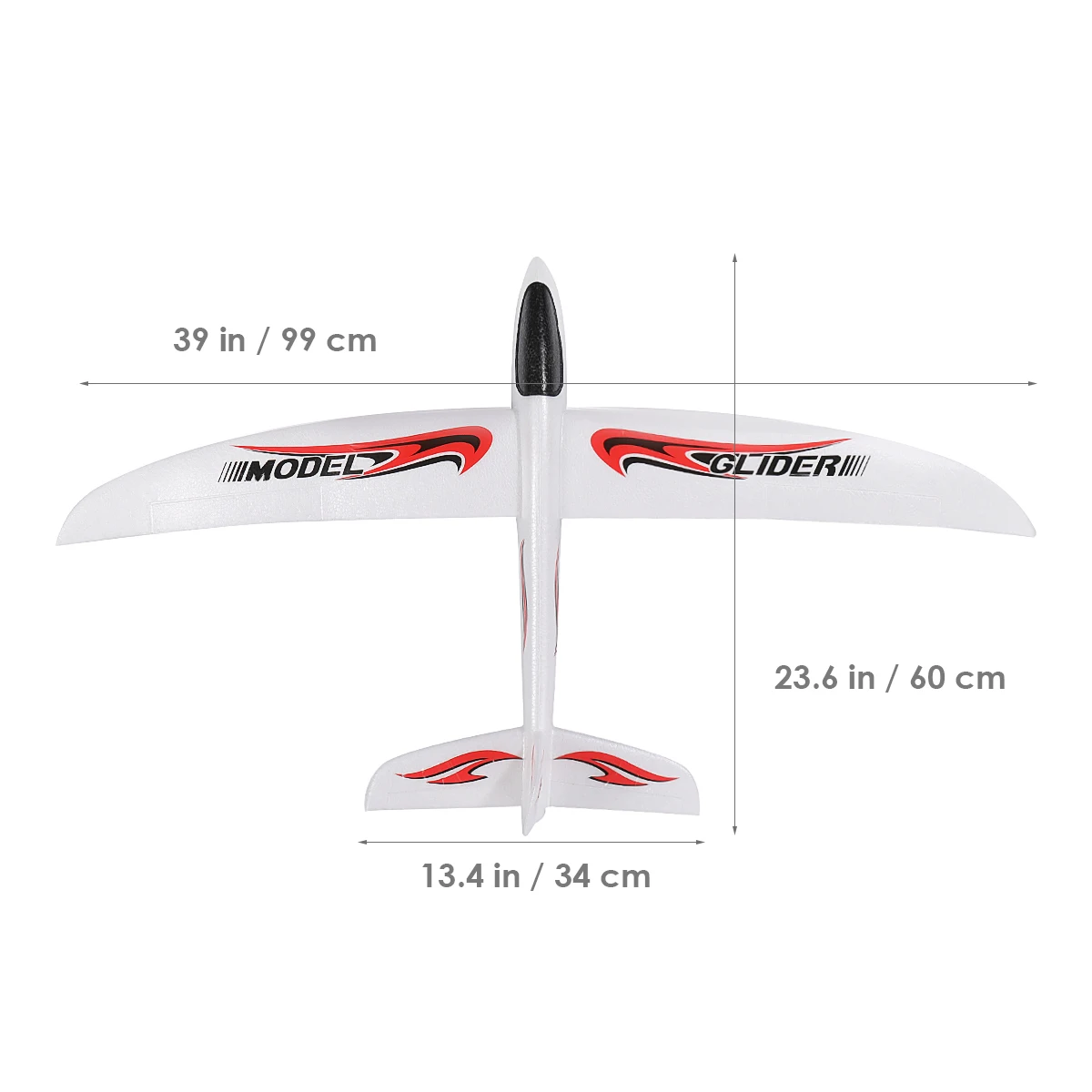 Avion planeur RC EPP Tomaibaby 99cm - Jouet volant pour enfants