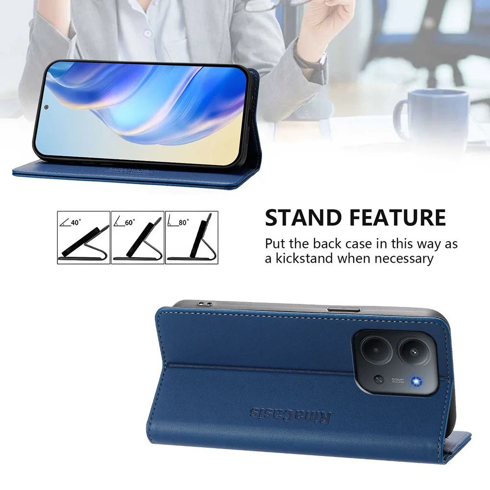 Luxury Anti-Theft Leather Flip Wallet Phone Case
