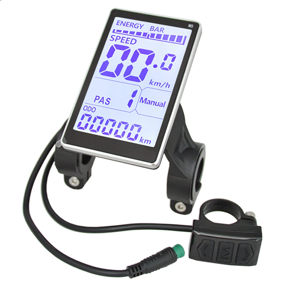 Waterproof ABS Electric Bike LCD Display Screen for Mountain E Scooters