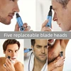 2025 Xiaomi 5-in-1 Electric Nose Hair Trimmer Digital Display Type-C Charging Remove Armpit Hair Eyebrows Ear Hair Beard Trimmer 3