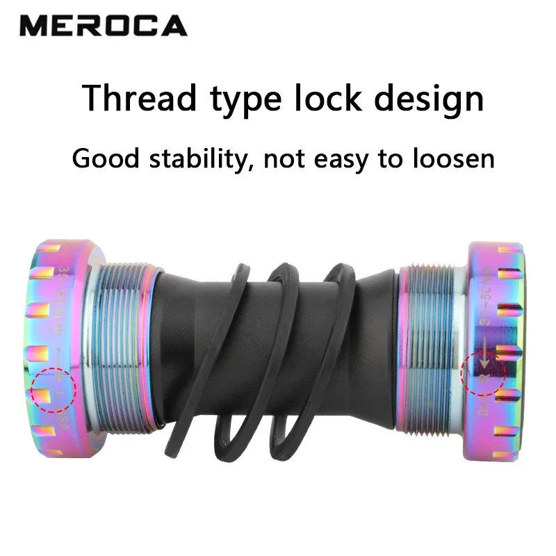 Bicycle Bottom Bracket MTB BSA 68/73mm Screw 24/24mm Road Bike Thread Central Movement Sealed Bearing