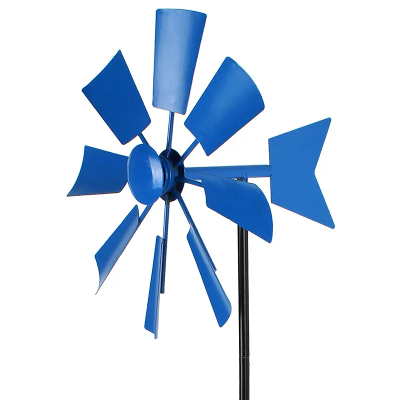 Windmill Outdoor Decoration 1PCS Creative Metal Rotating Wrought Iron Pastoral Garden Courtyard Arrangement windmill toys garden art decor garden windmill windmill bird repellent