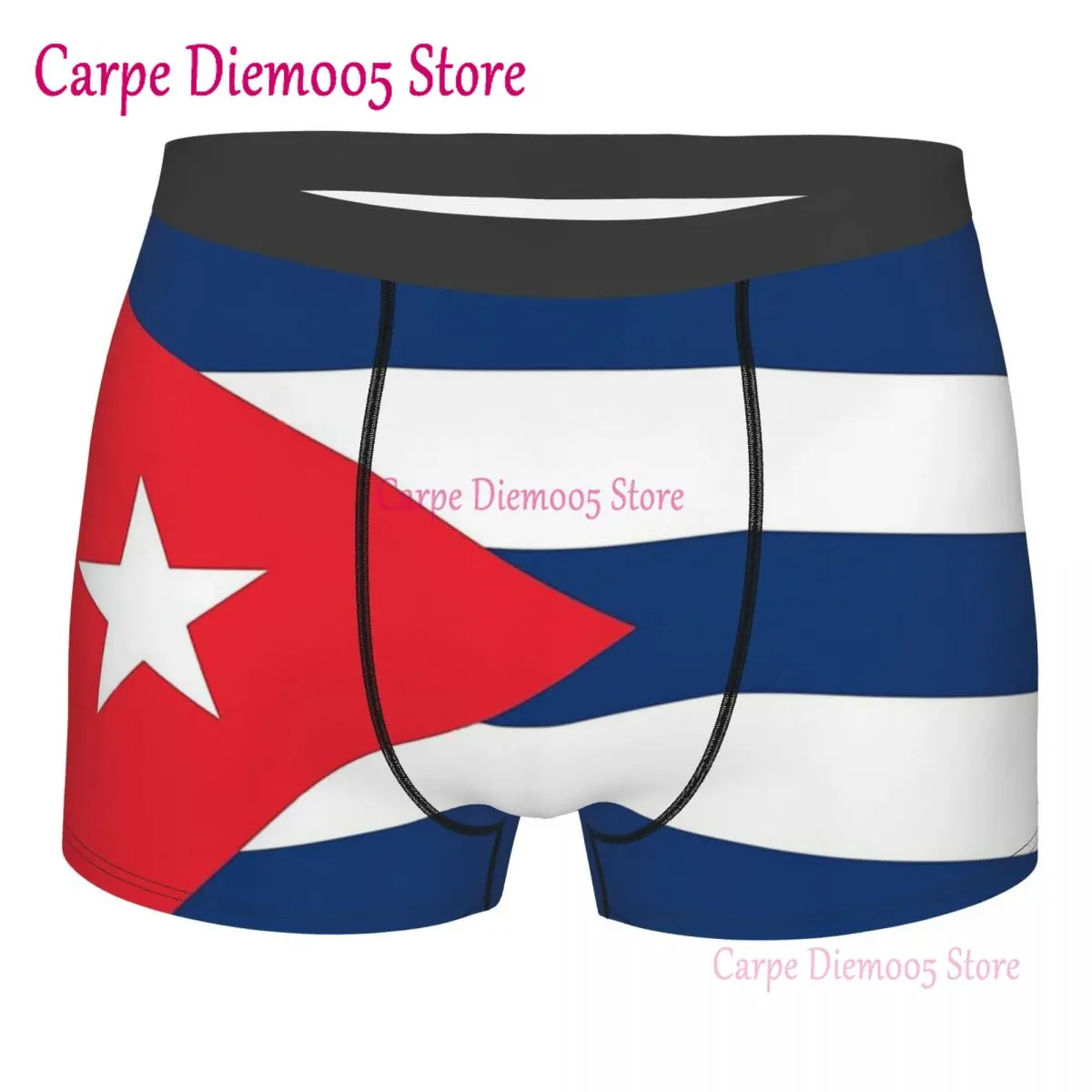 National Flag Cuba Underpants Breathbale Panties Male Underwear Print Shorts Boxer Briefs
