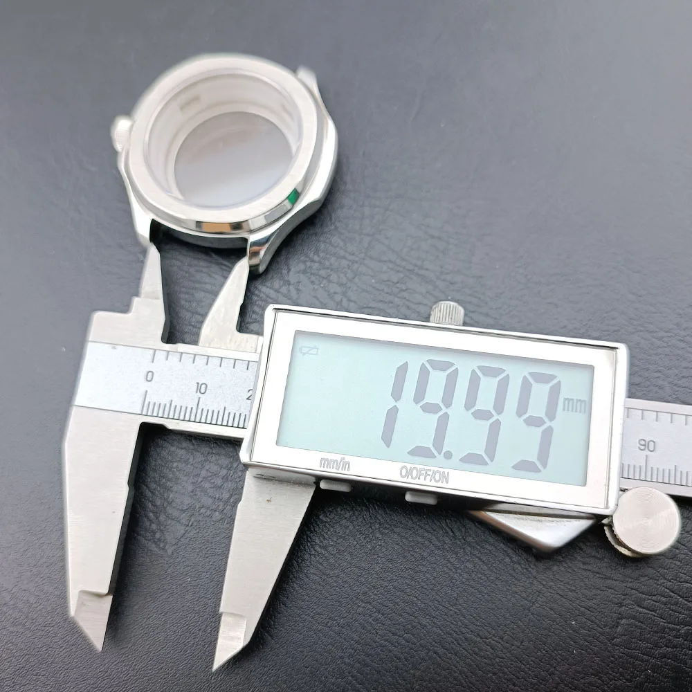 Stainless Steel Watch Case with Sapphire Crystal and 20mm Strap Compatibility
