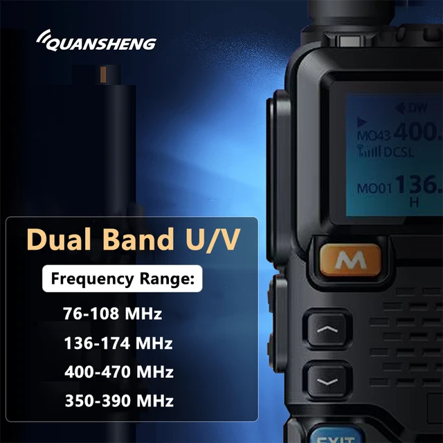 UV3機種 UV-K(8),UV-5R PLUS ,UV-5K Quansheng UV 5R Plus トランシーバー 8 ワット Type-C 双方向