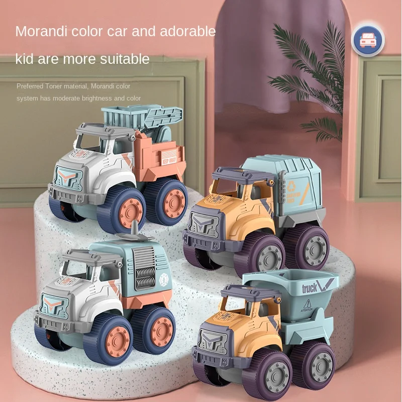 

Toys for Kids 2 To 4 Years Old Inertia Engineering Vehicle Children Toy Model Tipper Crane