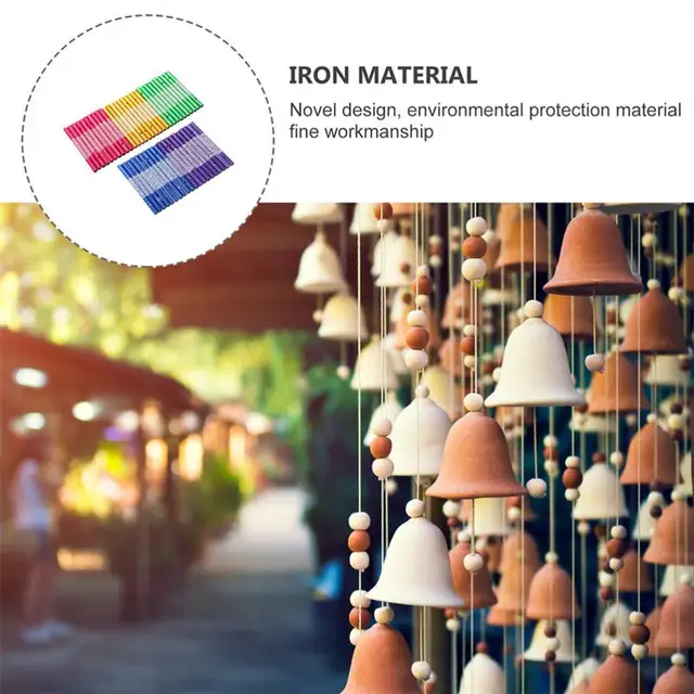 100 Tubi Di Ricambio Per Wind Chime Fai Da Te - In Alluminio Colorato, Decorazione Per Giardino E Casa