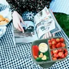 1PCS Microwave Lunch Box Silicone Bowl Dinnerware Food Storage Container Children School Office Portable Baby Feeding Bento Box 6