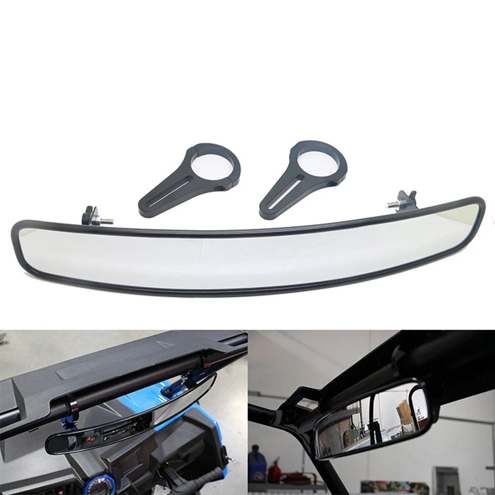 For ATV/UTV All-Terrain Vehicle Pass 1.75/2-inch interior rearview reversing mirror wide-angle mirror rear mirror of reversing mirror base for audi a4 a5 a6 a7 8t0 857 953ab 8t0857953ab interior mirror cover rearview mirror baffle trim cover