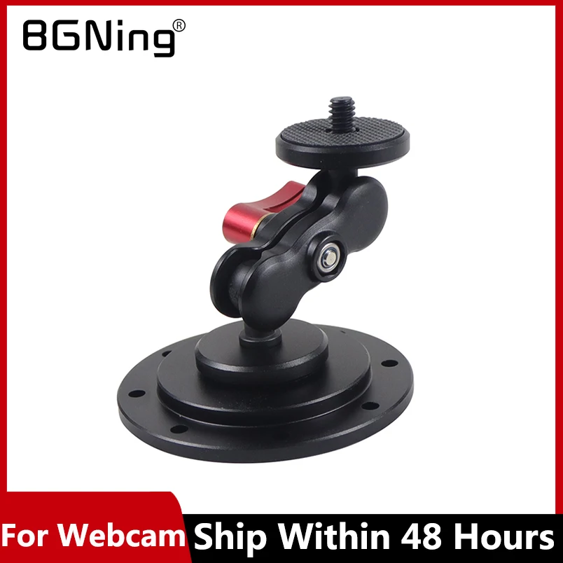 Wall Mount 1/4 3/8 Standard Thread Magic Arm Articulating Friction Adapter for Webcam CCTV Projector LED Flash Light DSLR Camera