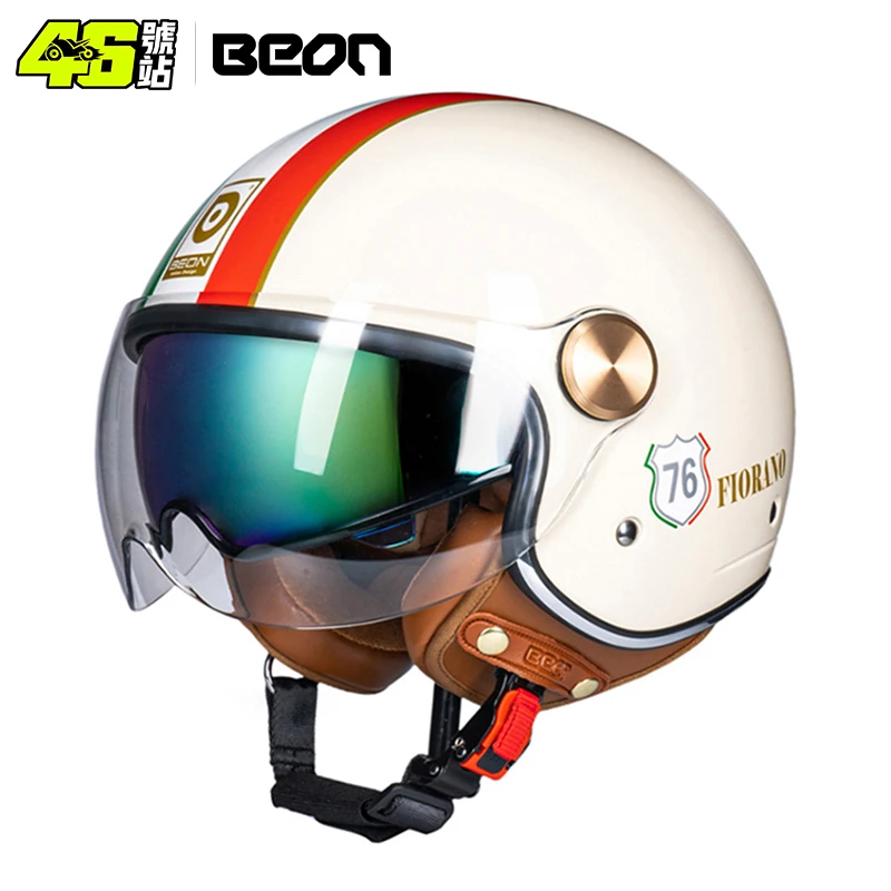 Capacete BEON B120 Motorcycle Helmet Twin Shield Motorbike helmets casco moto ECE Certification