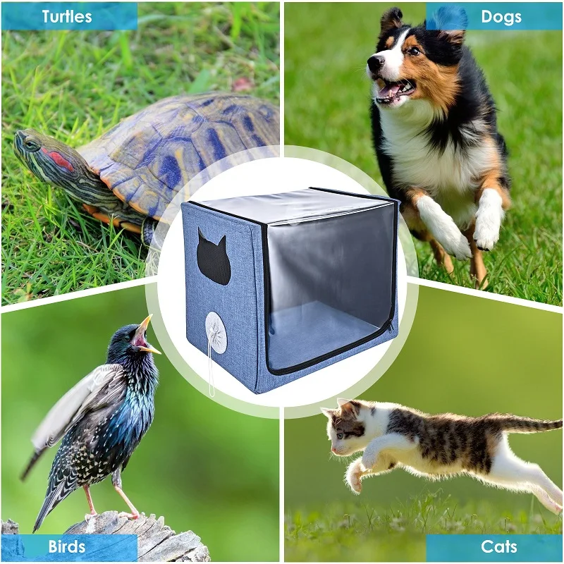 100L Veterinary Pet Atomization Nest Oxygen Cage Folding Tent