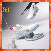 361 Degrees ZEN VI PRM Men's Basketball Sports Shoes Middle-Top Combat Wear-Resistant Non-Slip Support Sneakers Male 672431102 1