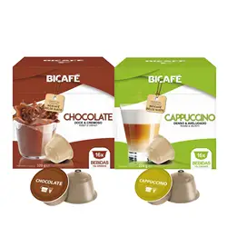Kit 32 Cápsulas Lácteos Bicafé P/ Máquinas Dolce Gusto*