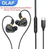 OLAF DAC Type C Earphones Wired Headset USB C Gamer Headphones Cable Handsfree Type-C Earbuds For iPhone16 15 Samsung S23 Xiaomi 1