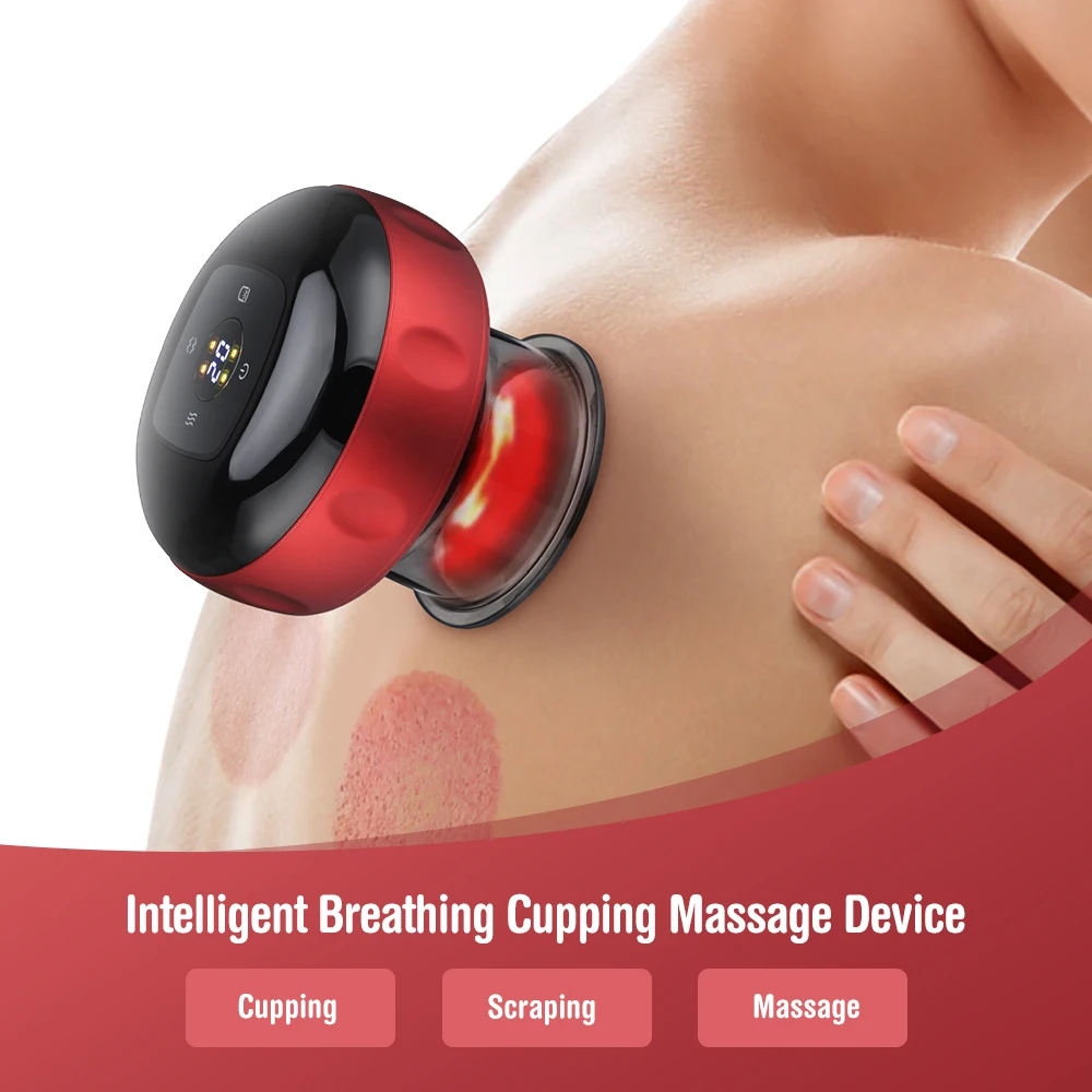 Smart Cupping Therapy Massager With Red Light Therapy for Circulation Chinese Anti-cellulite Vacuum Cupping Massage Suction Cups 2