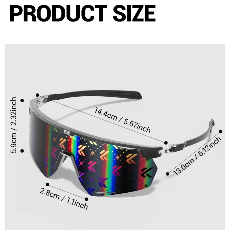Kapvoe Carbon Fiber Hiking Eyewear Sunglasses for Men Lightweight Photochromic Cycling Glasses UV400 MTB Bike Bicycle Sports