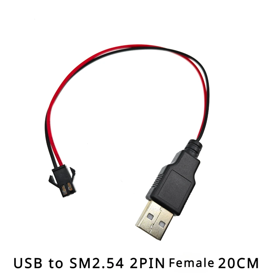 Cavo Ricarica USB Per Batteria Lipo 3.7V | Con Connettore JST A 2 Pin, Per Auto E Aerei RC, Indicatore LED