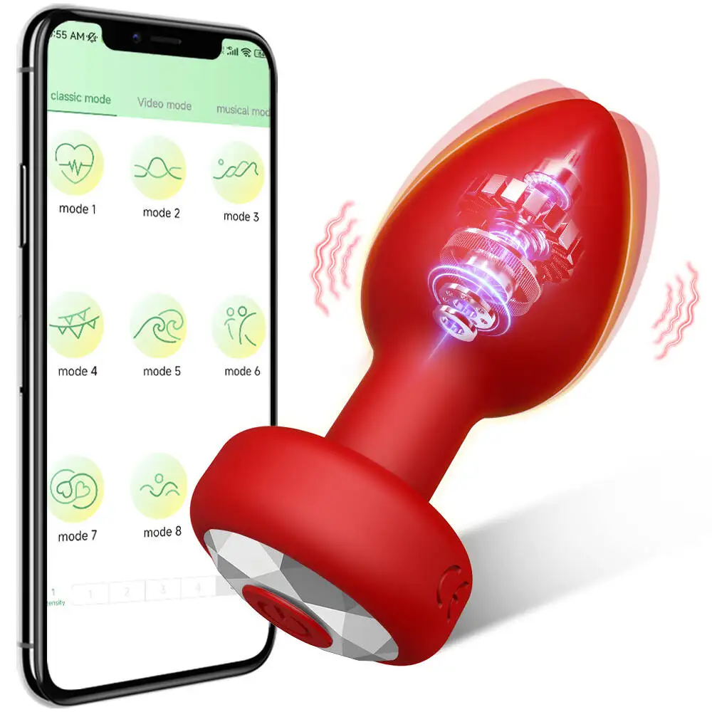 Anal Plug Adult Sex Toy Wireless APP Remote Control Butt Plug for Female Male Prostate Massage Vibrators Anal Sex Toys for Men