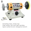 Small Multifunctional Table Grinder Jade Honey Wax Woodworking Cutting Carving Polishing Machine Electric Grinding Tool 2