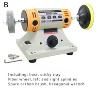 Small Multifunctional Table Grinder Jade Honey Wax Woodworking Cutting Carving Polishing Machine Electric Grinding Tool 2