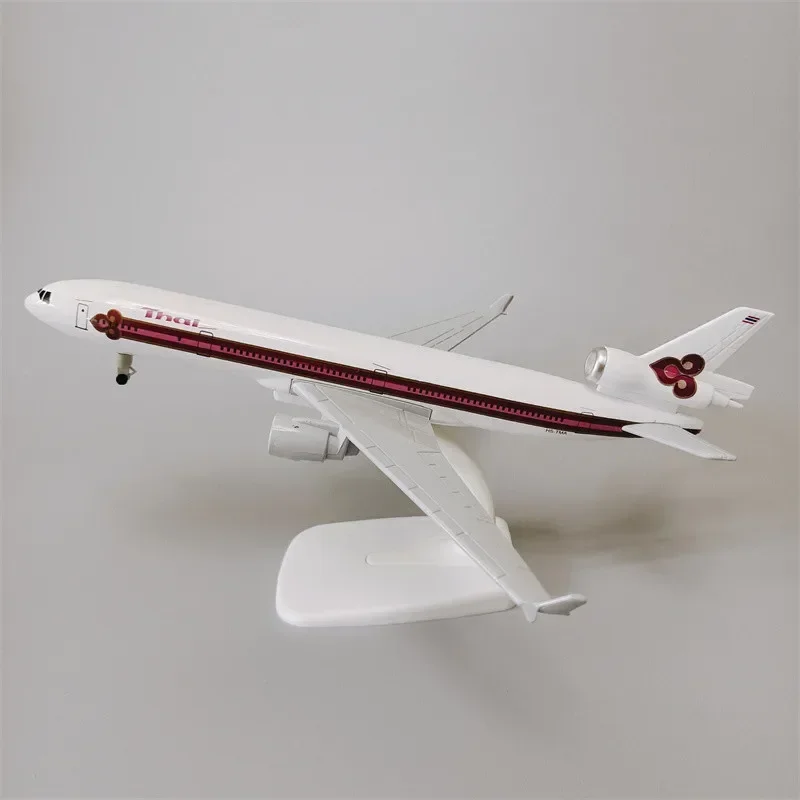 

20cm Alloy Metal Thailand Air THAI Airlines MD MD-11 Airways Diecast Airplane Model Plane Model Aircraft w Wheels Landing Gears