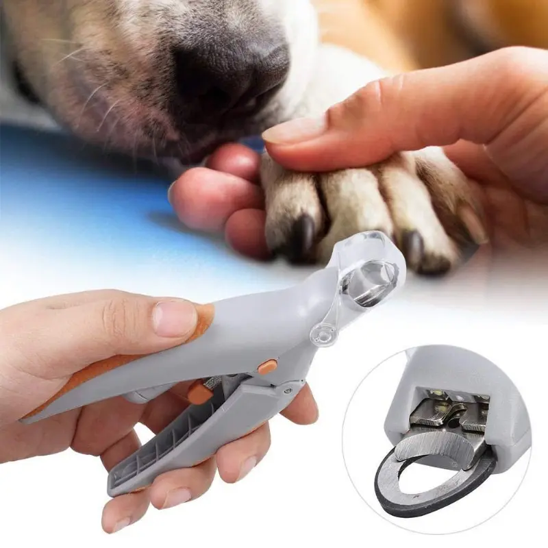 

Pet Nail Clipper LED Light-emitting Magnifiable Dog Cat Special Nail Clipper Multi-function Nail Trimmer Pet Grooming Supplies