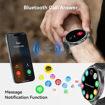Smart Watch for Men & Women, Wireless Calling Dialing 100+ Sport Modes Fitness Tracker with Various APP Reminders Call Message Reminder Touch Screen Compatible with IOS Android Wearable Smart Bracelet Digital Wristwatch Fall Gift 8