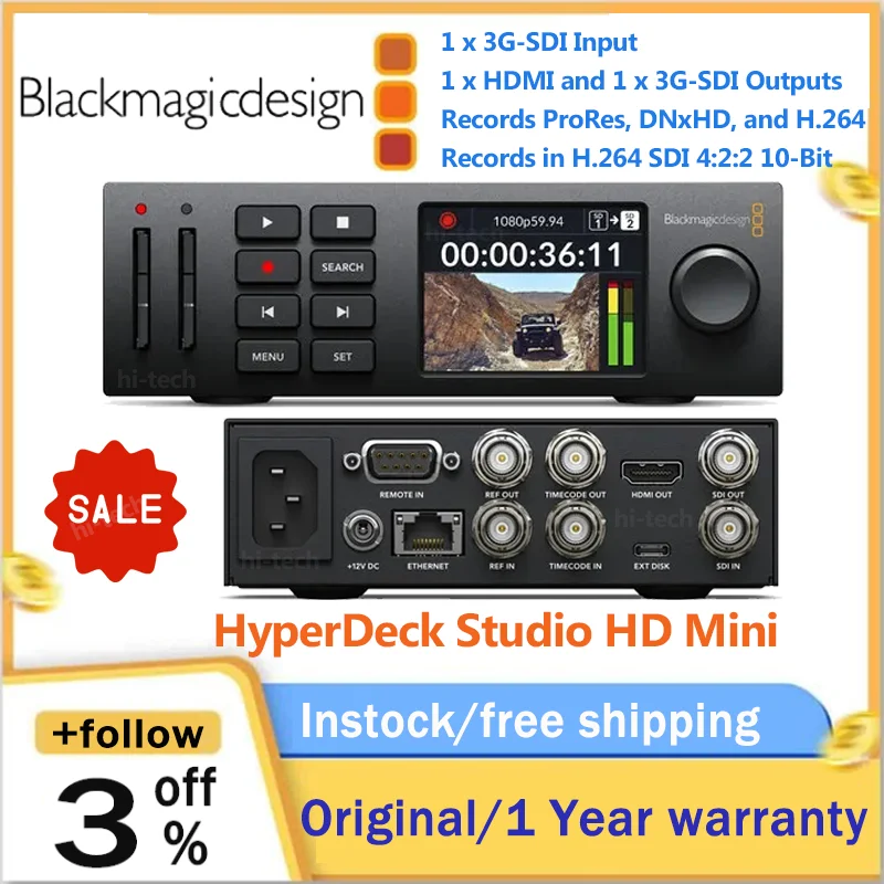 Black Magic Design HyperDeck Studio HD Mini
