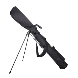 Lightweight Waterproof Golf Stand Bag with Bracket (Black)