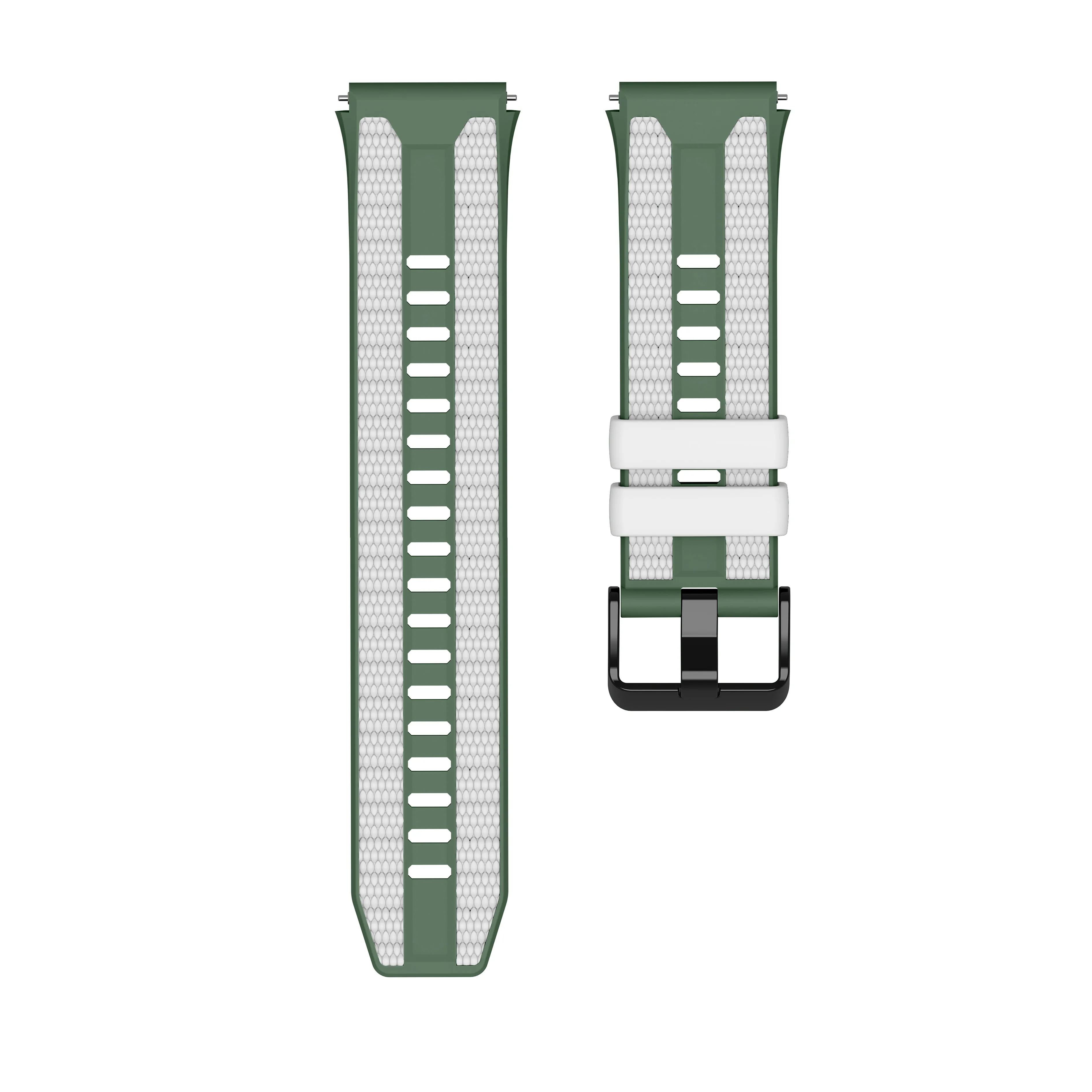 Breathable Soft Silicone Watch Strap - 22mm