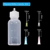 CQMF-1 Oz Precision Applicator Bottles, 8Pcs 30Ml Needle Tip Squeeze Bottle Small Squeeze Bottles Mini Needle Bottle Caps 6