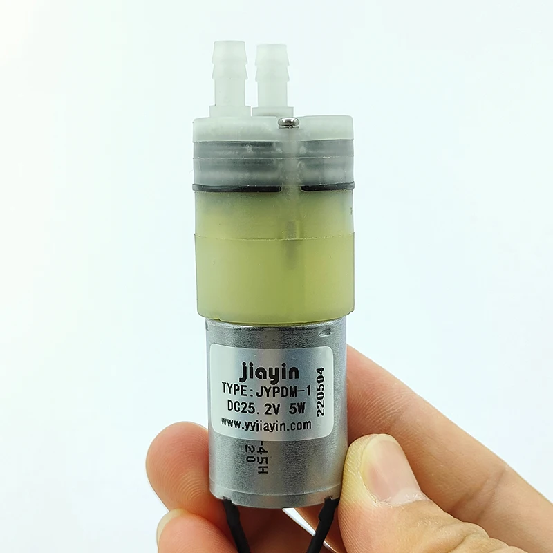 Jiayin JYPDM-1 미니 워터 펌프 25.2V DC 12-24V 소형 370 다이어프램 자흡식 흡입 장치 DIY 티 테이블 디스펜서용