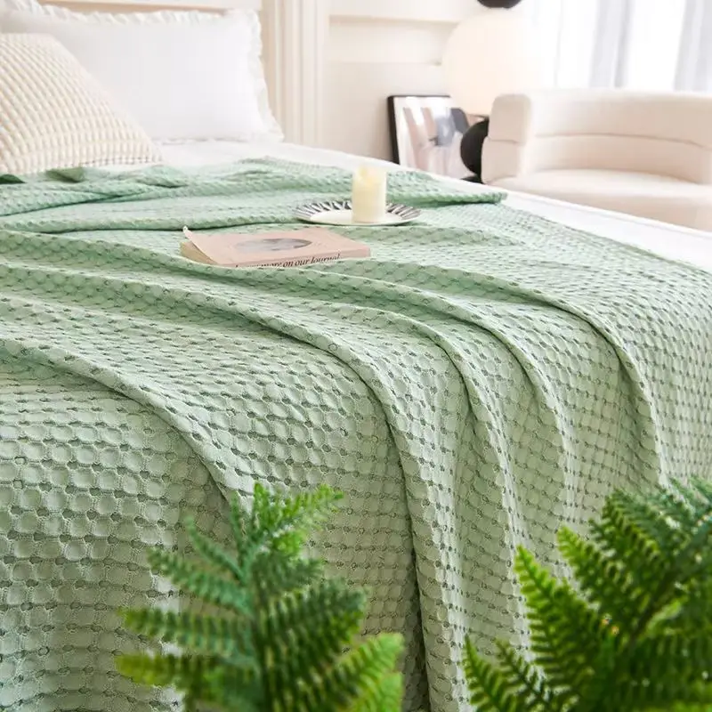 Cooling Antibacterial Bamboo Fiber Blanket - Summer Solid Color Bedding