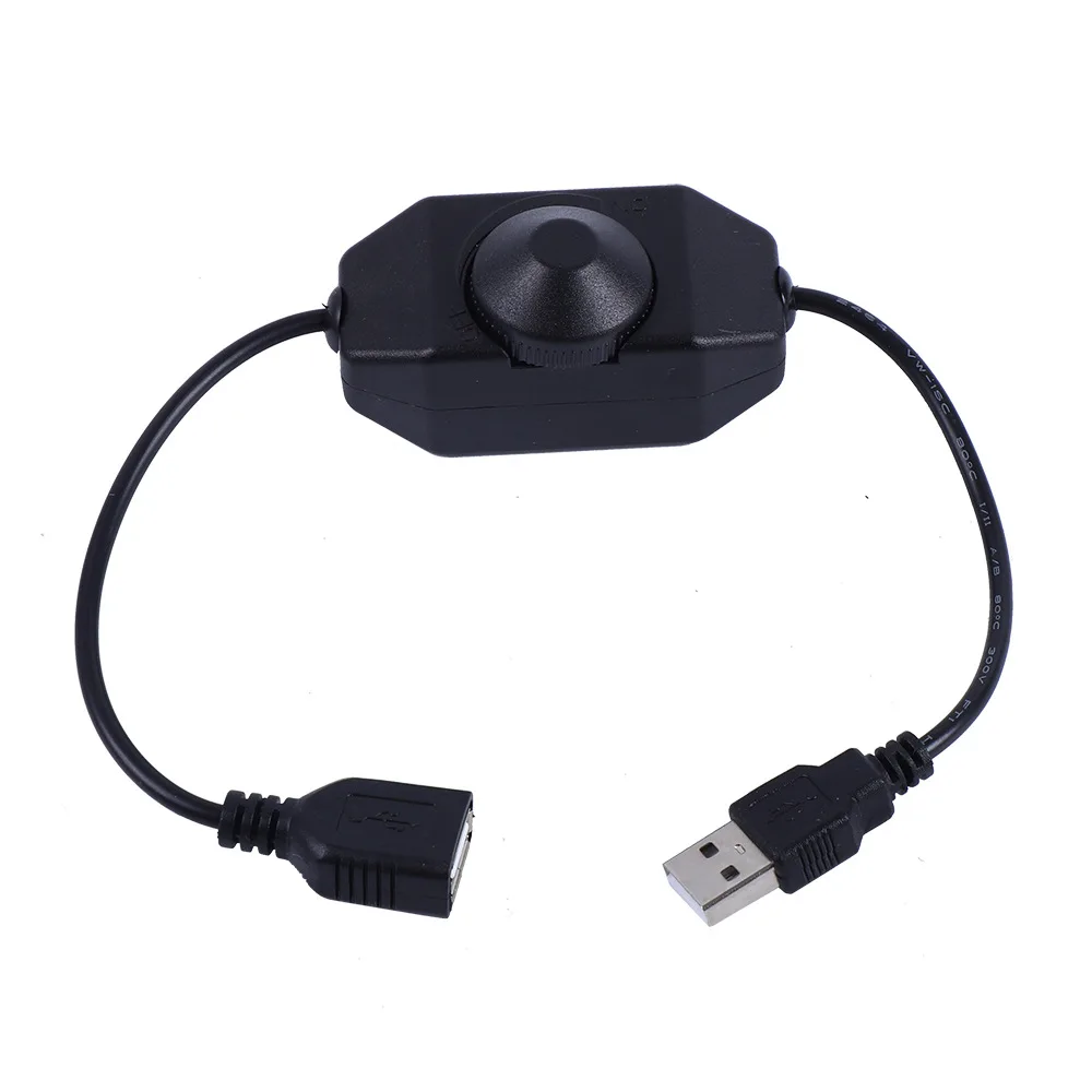 led dimmer switch USB LED Knob Dimmer DC 5V Ribbon Brightness Adjust Switch Controller Connector For 5050 3528 2835 5 Volt Strip Lights