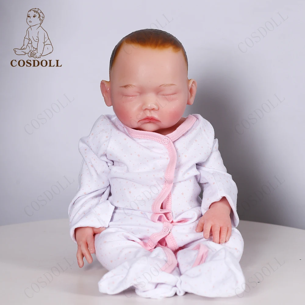 Reborn Baby Dolls Lifelike Reborn Sleeping Baby Boy Doll 18 inch Washable  Realistic Newborn Baby Dolls