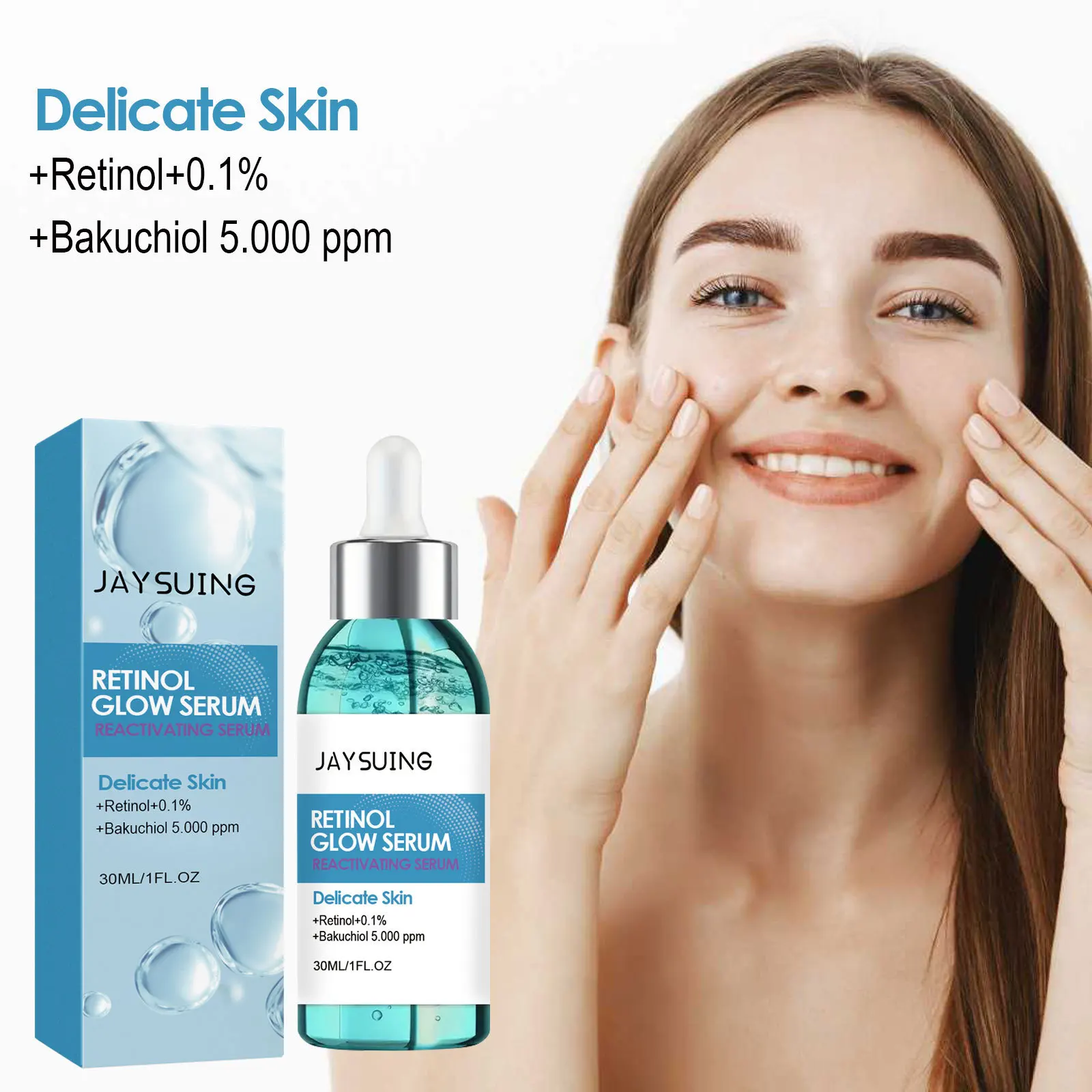 Instant Wrinkle Remove Serum Retinol Firming Lifting Improves Dullness Fade Fine Lines Brighten Repair Smooth Anti Aging Essence 5