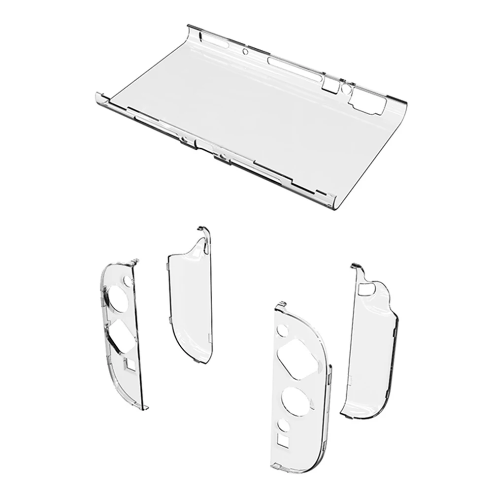 Split Clear PC Hard Case For Nintendo Switch 2 Console Anti-Fall Full Protection Skin Sleeve Anti-Scratch Protective Cover Shell