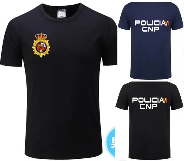 Camiseta Policia Nacional Española. UPR Burgos 100% Algodón, De Alta  Calidad, Casual Top - AliExpress