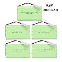 9.6v 3000mah Rechargeable Battery For Rc toys Cars Tanks Robots Gun NiMH Battery AA 9.6v 2400mah Batteries Pack For Rc Boat 1