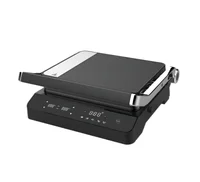 4-Slice Digital Electric Contact Grills & Griddles Portable Hot Plate with Top Glass Exterior Electric Barbecue Grill 1