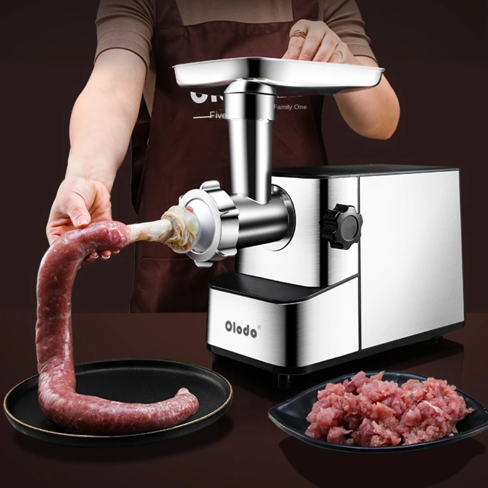 

Multi-Function Electric Meat Grinder High Power Sausage Filler Commercial Full-Automatic Meat Grinder Mincing Machine