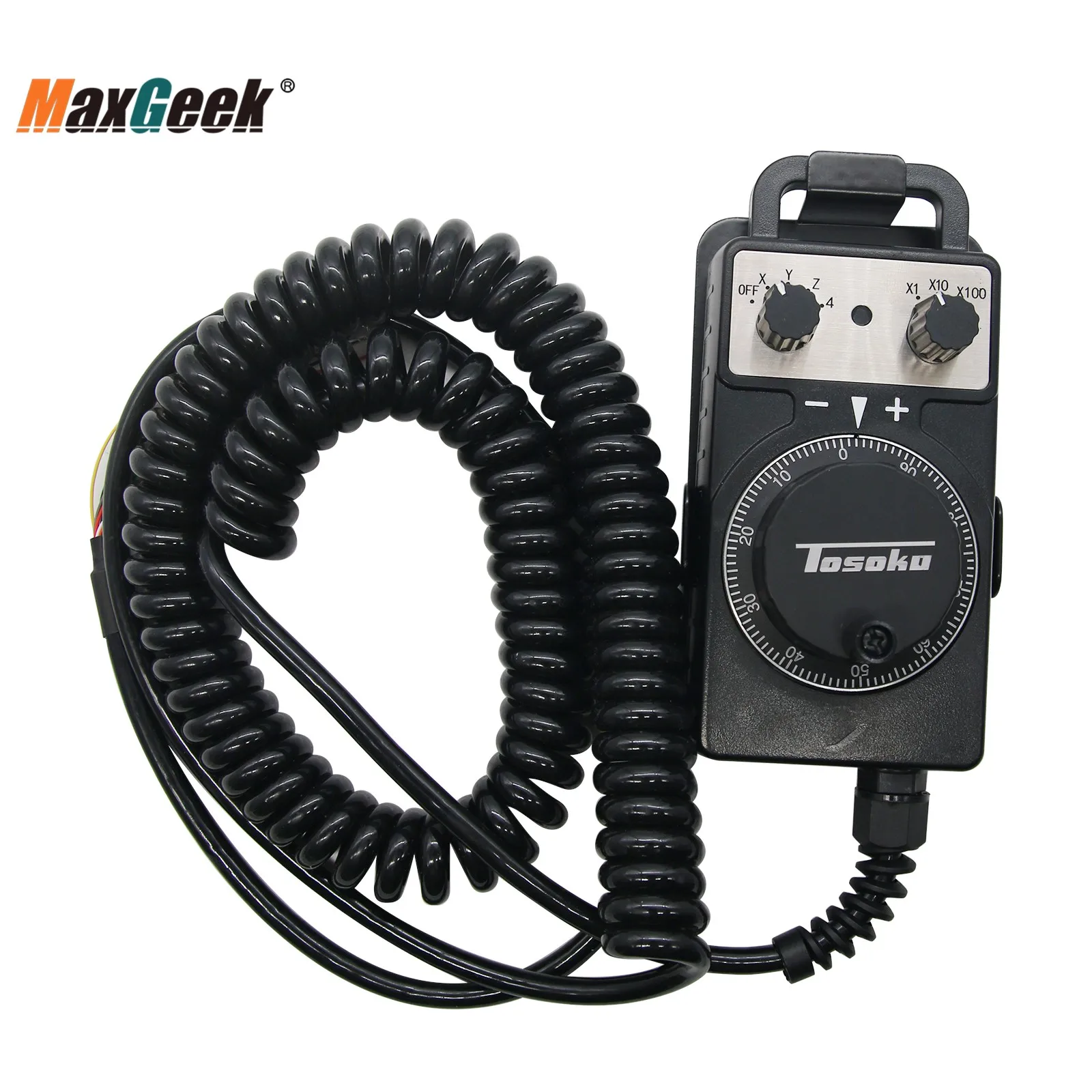 MaxGeek-ハンドホイールハンドル付き手動パルス発生器,5v,100ppr,fancシステム用hc115,12v,hc121,三菱  AliExpress