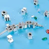 Silver 925 Charms Original Fit 3mm Original Bracele Silver Classic 26 Letters Beads Diy Charm For Women Jewelry 4
